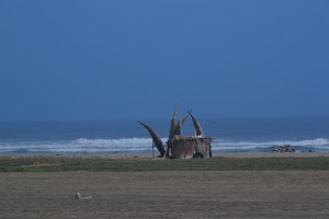 Symbol of Huanchaco- Caballito de Totora