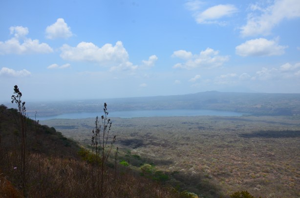 view from Masaya crater